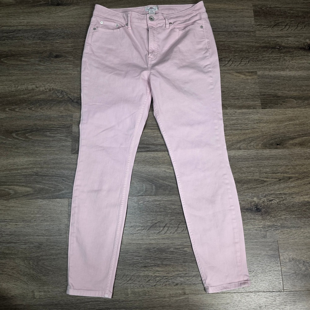Vineyard Vines Womens 31 Skinny Jeans Pink Stretch Colored Denim Preppy 810